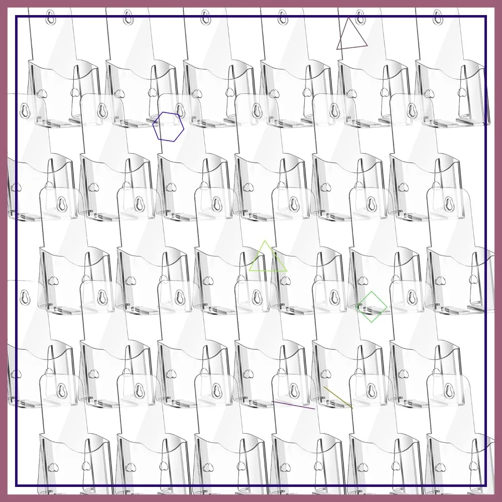 30 Clear Acrylic Brochure Holders Wall Mount Tabletop Display for Flyers, Magazines, Pamphlets
30 Clear Acrylic Brochure Holders Wall Mount Tabletop Display for Flyers, Magazines, Pamphlets