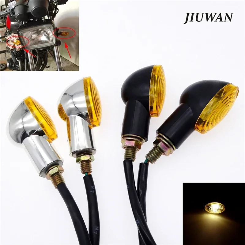 2 Pcs/4 Pcs Universal Motorcycle Indicator Light Warn Turn Signal Amber Mini Blinker Lamp For Harley Honda Yamaha Suzuki Ducati
2 Pcs/4 Pcs Universal Motorcycle Indicator Light Warn Turn Signal Amber Mini Blinker Lamp For Harley Honda Yamaha Suzuki Ducati