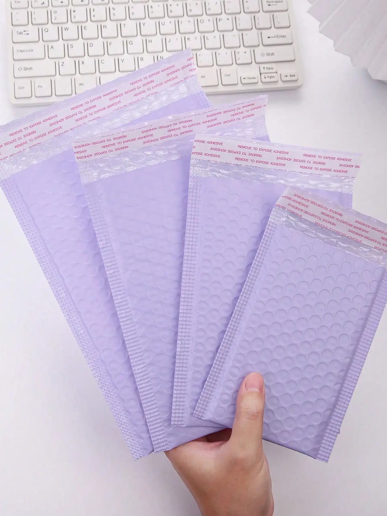 10pcs Light Purple Anti-Shock Packaging Bubble Bag, Various Sizes Suitable For Back To School Office Shipping And Mailing Back T
10pcs Light Purple Anti-Shock Packaging Bubble Bag, Various Sizes Suitable For Back To School Office Shipping And Mailing Back T