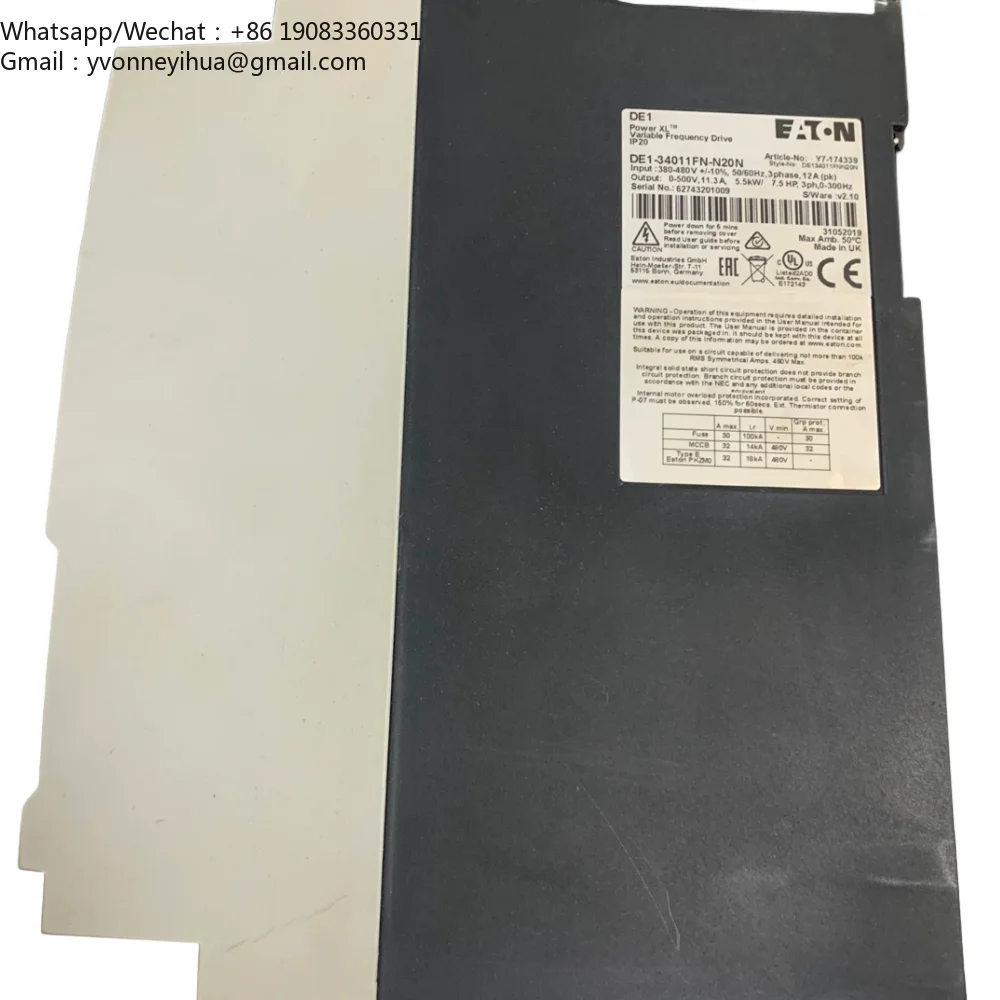 Frequency Converter DE1-34011FN-N20N Removed From The Original Machine
Frequency Converter DE1-34011FN-N20N Removed From The Original Machine