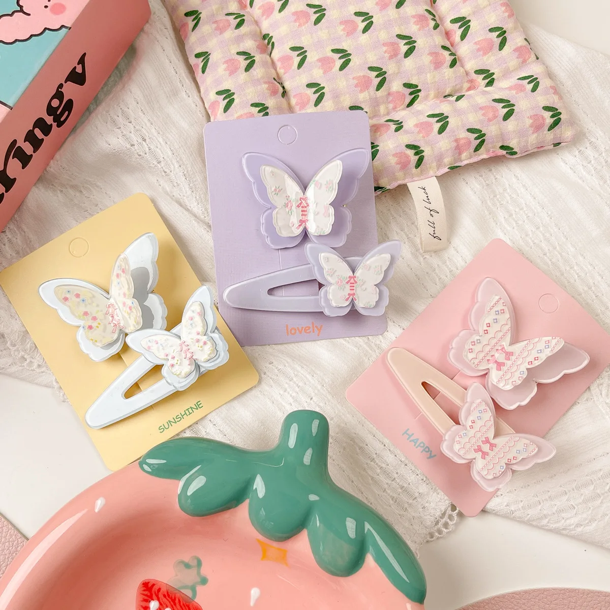2pcs Children's Butterfly Hair Clips Baby Girls Cute BB Clips Hairpins Bangs Side Clip Hairgrips Kids Headwear Hair Accessories
2pcs Children's Butterfly Hair Clips Baby Girls Cute BB Clips Hairpins Bangs Side Clip Hairgrips Kids Headwear Hair Accessories