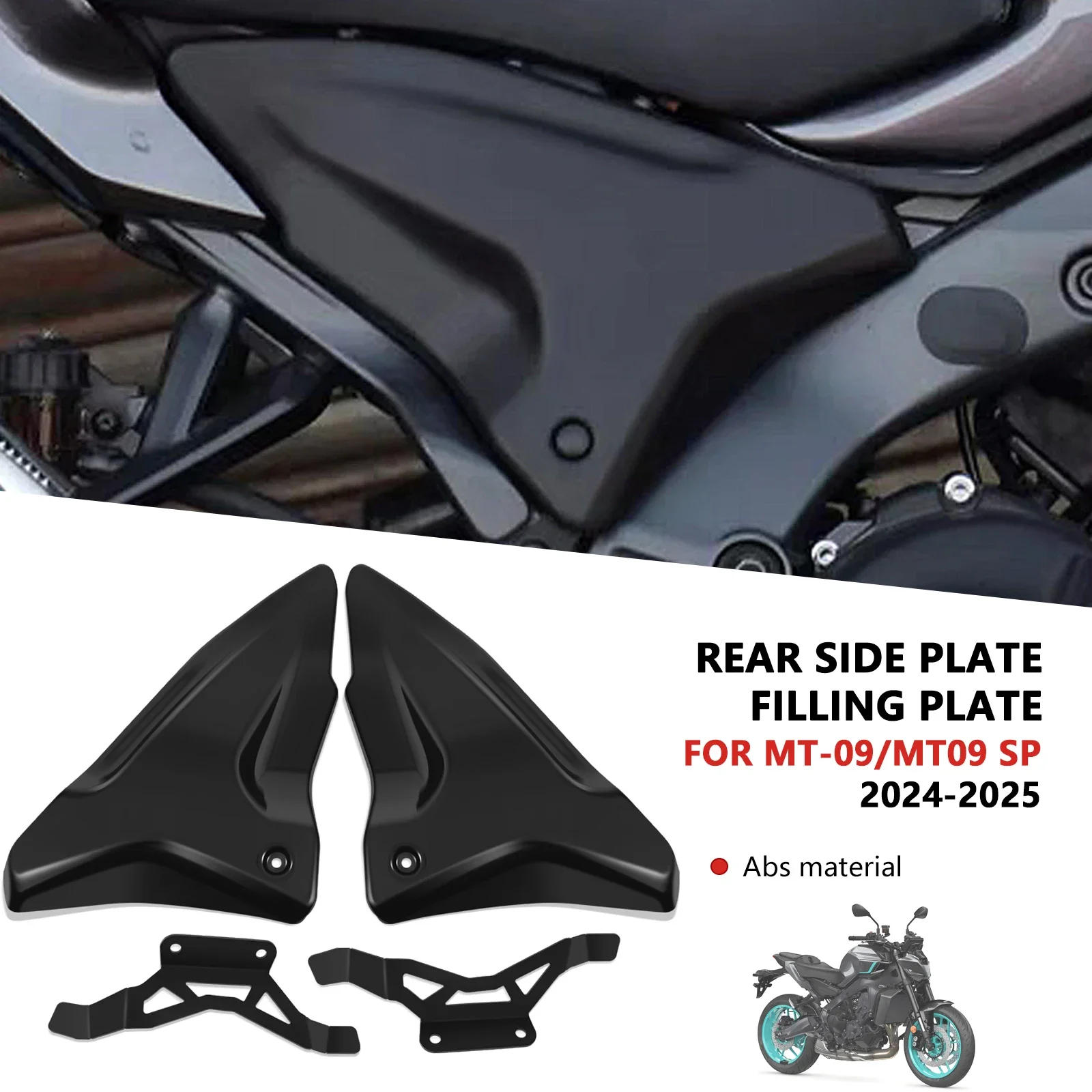 For MT 09 MT09 SP 2024-2025 New accessories Rear padding Side panel cover Side frame fairing Spoiler Protective plate
For MT 09 MT09 SP 2024-2025 New accessories Rear padding Side panel cover Side frame fairing Spoiler Protective plate