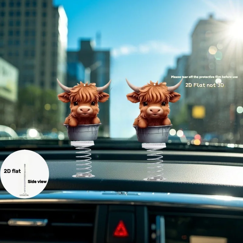 2D Flat Acrylic Cute Cartoon Cow Car Ornament Decoration auto accessories voiture gadget Gift for Home and Office Decoration
2D Flat Acrylic Cute Cartoon Cow Car Ornament Decoration auto accessories voiture gadget Gift for Home and Office Decoration