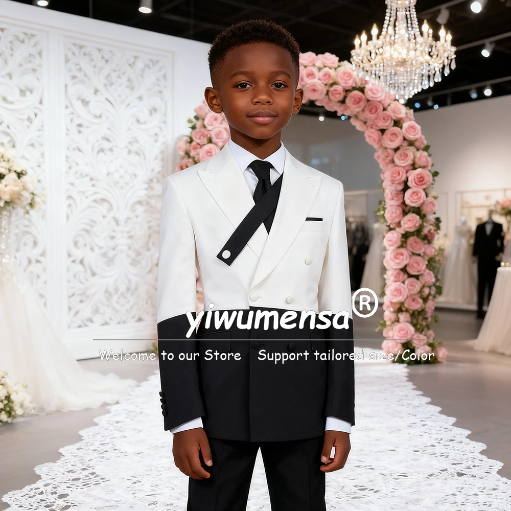 Designer Boy Suits For Wedding 2 Pieces Sets Spliced Children Blazers Customized Children Formal Party Tuxedos Kids Celebration
Designer Boy Suits For Wedding 2 Pieces Sets Spliced Children Blazers Customized Children Formal Party Tuxedos Kids Celebration
