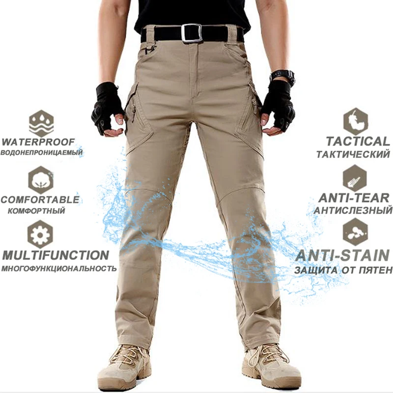 IX9 Tactical Pants for Men Casual Cargo Trousers Male Waterproof Stretch Hiking Fishing Pants Military Wear Resistant Overall
IX9 Tactical Pants for Men Casual Cargo Trousers Male Waterproof Stretch Hiking Fishing Pants Military Wear Resistant Overall