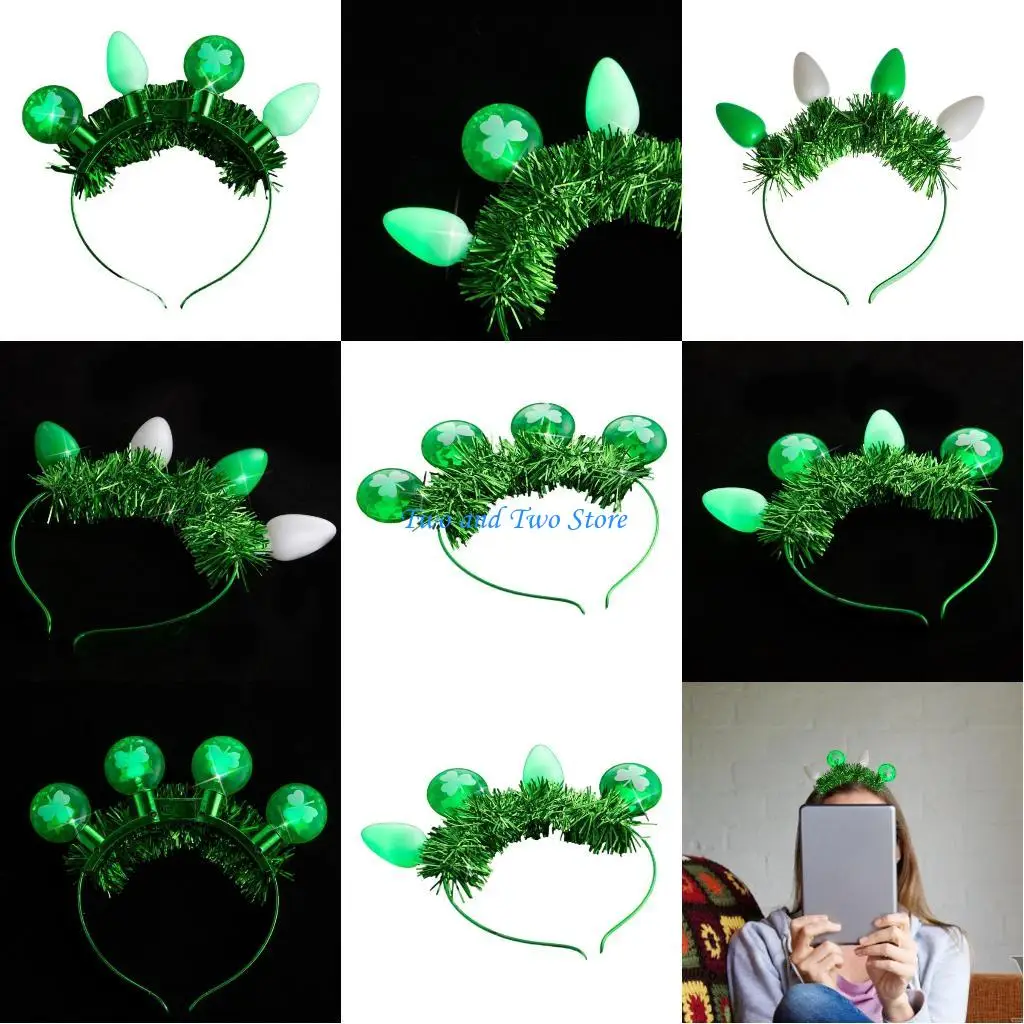 HX6F LED Clovers Headdress,WreathHeadband Luminous Headpiece For Girls Women Wedding Festival Holiday Christmas New Year
HX6F LED Clovers Headdress,WreathHeadband Luminous Headpiece For Girls Women Wedding Festival Holiday Christmas New Year