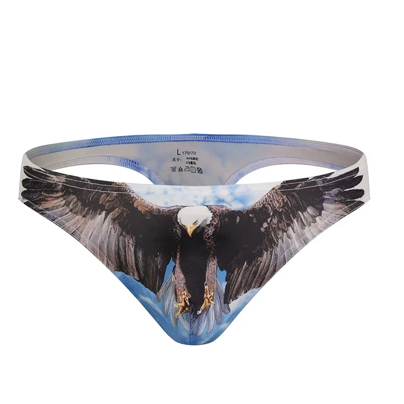 Men's Sexy 3D Animal Printed Briefs Fetish Shorts Summer Smooth Ice Silk Pants Low Waist G-Strings Exotic Mens Underwear
Men's Sexy 3D Animal Printed Briefs Fetish Shorts Summer Smooth Ice Silk Pants Low Waist G-Strings Exotic Mens Underwear