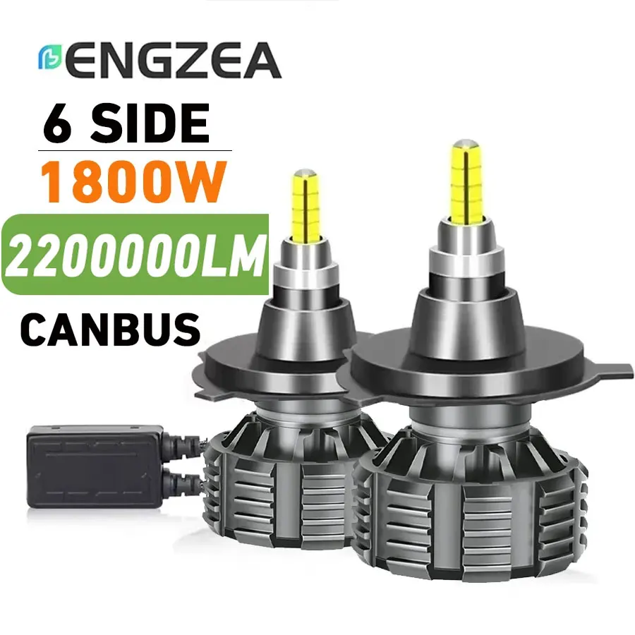 ENGZEA H7 Led Canbus 1800W 2200000LM Автомобильные фары Лампы H8 H11 H4 H1 H 9005 HB4 9006 360 Автомобильные противотуманные фары Турбо Мини-лампа
ENGZEA H7 Led Canbus 1800W 2200000LM Автомобильные фары Лампы H8 H11 H4 H1 H 9005 HB4 9006 360 Автомобильные противотуманные фары Турбо Мини-лампа