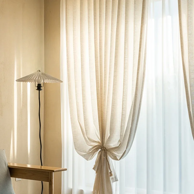 Natural Linen Cortinas Modern Blackout Curtains for Living Room Bedroom Simple Style Window Curtain Custom Home Decoration
Natural Linen Cortinas Modern Blackout Curtains for Living Room Bedroom Simple Style Window Curtain Custom Home Decoration