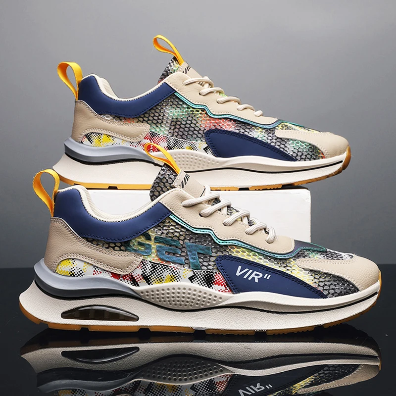 2022 New Men's Luxury Lace Up Sneakers Fashion Shoes Casual Shoes Outdoor Comfortable Mesh Breathable Running Shoes
2022 New Men's Luxury Lace Up Sneakers Fashion Shoes Casual Shoes Outdoor Comfortable Mesh Breathable Running Shoes