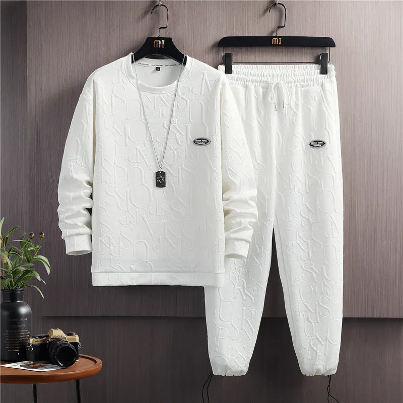 Men's Waffle Suit Sets Casual Long Sleeved Sweatshirt and Pants for Sports Men's T-shirt Hoodie Casual Trousers Men Set
Men's Waffle Suit Sets Casual Long Sleeved Sweatshirt and Pants for Sports Men's T-shirt Hoodie Casual Trousers Men Set