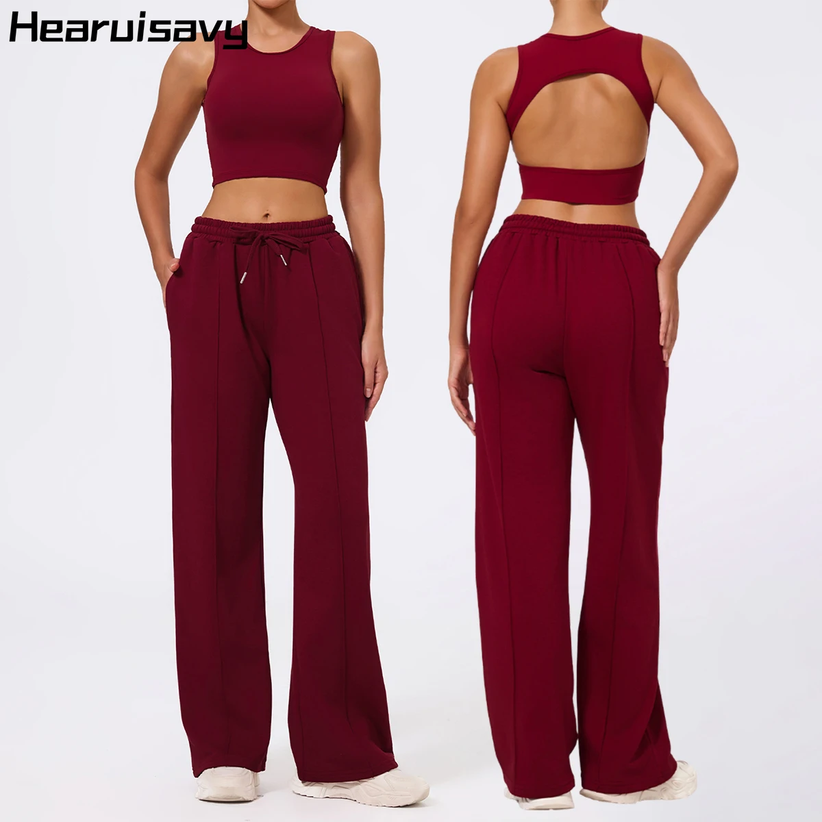 Hearuisavy Fitness Set 2Pcs Women's Sports Vest Shockproof Breathable Yoga Tops Outdoor Running Workout Yoga Sweatpants Female
Hearuisavy Fitness Set 2Pcs Women's Sports Vest Shockproof Breathable Yoga Tops Outdoor Running Workout Yoga Sweatpants Female