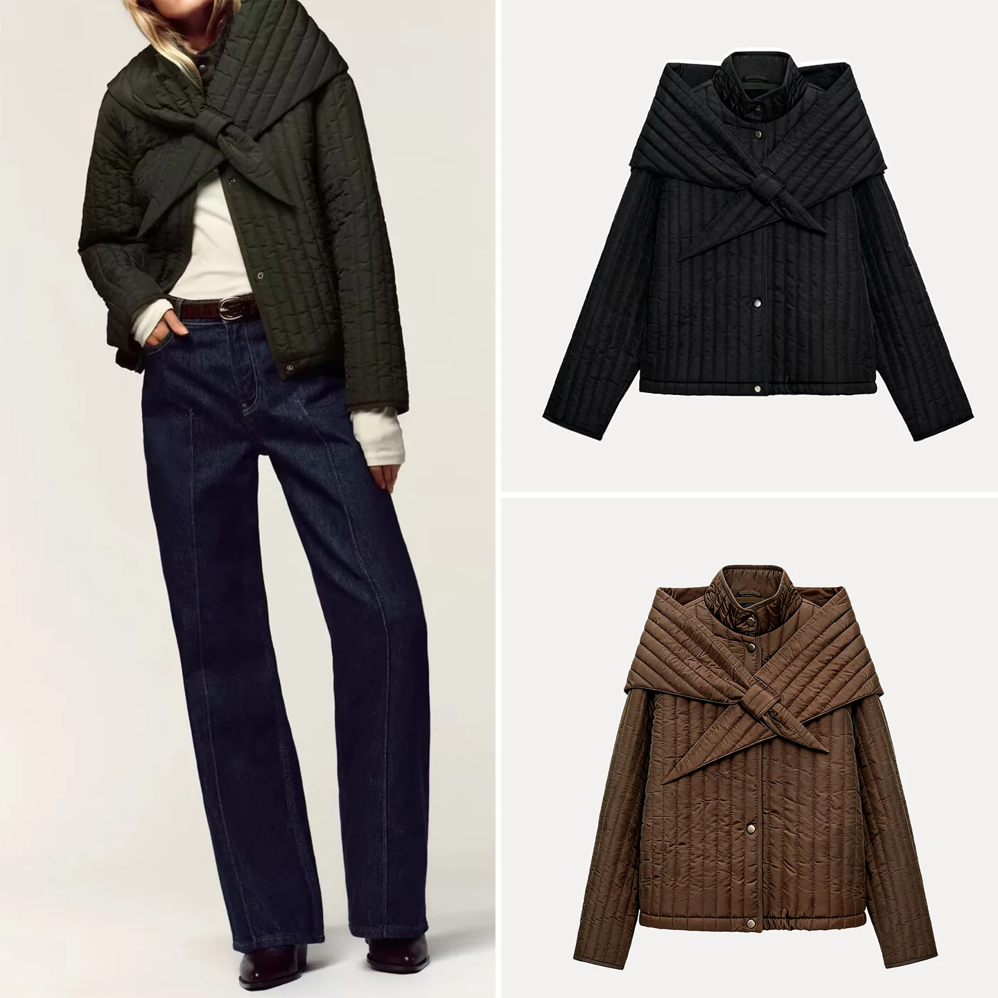 Detachable Scarf Coat Women's Sle Stand Collar Autumn New Arrival Long Sve Cotton Jaet Z Commute Straight Cut Pur...
Detachable Scarf Coat Women's Sle Stand Collar Autumn New Arrival Long Sve Cotton Jaet Z Commute Straight Cut Pur...