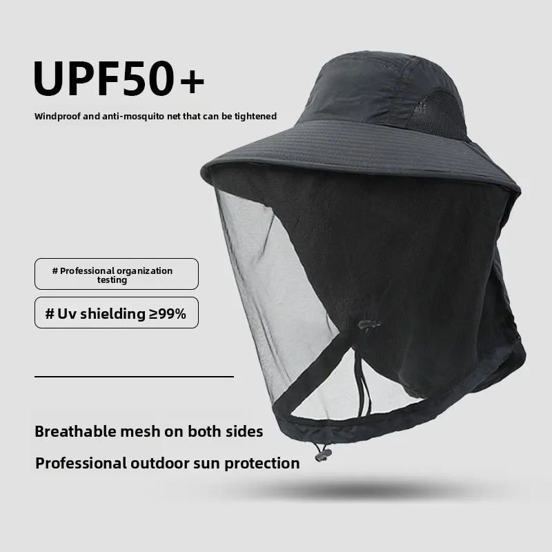 Outdoor Anti-Mosquito Fishing Hat with Face Cover, Sun Protection, Breathable Mesh Mask, Insect Repellent for Night Fishing
Outdoor Anti-Mosquito Fishing Hat with Face Cover, Sun Protection, Breathable Mesh Mask, Insect Repellent for Night Fishing