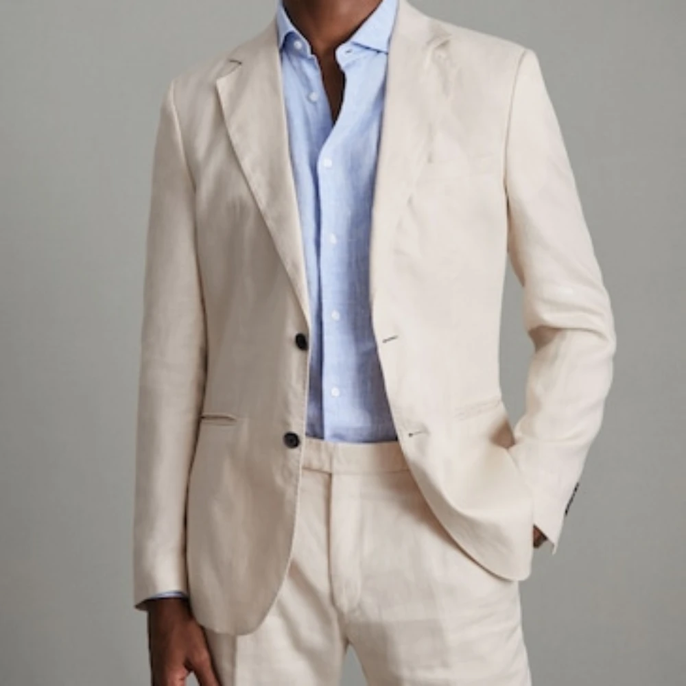 Elegant Beige Summer Linen Men Suits Casual Slim Fit Blazers Hombre High Quality Custom 2 Piece Set Jacket Pants Costume Homme
Elegant Beige Summer Linen Men Suits Casual Slim Fit Blazers Hombre High Quality Custom 2 Piece Set Jacket Pants Costume Homme