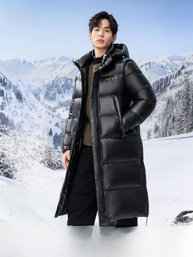 Snow Flying Long Hooded Thickened down Jacket New Summer Couples Women's Fashion Commute Style Warm Stylish Black Regular Fit
Snow Flying Long Hooded Thickened down Jacket New Summer Couples Women's Fashion Commute Style Warm Stylish Black Regular Fit
