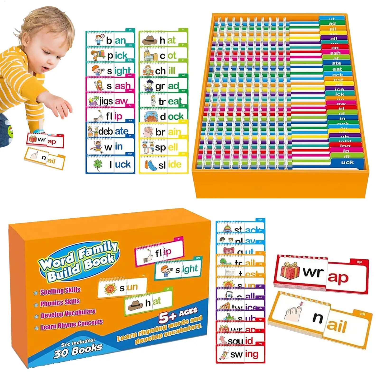 Read And Rhyme FlipBooks Vocabulary Flash Cards Word Families Flash Cards Word Families Flash Card Educational for Boys Girls
Read And Rhyme FlipBooks Vocabulary Flash Cards Word Families Flash Cards Word Families Flash Card Educational for Boys Girls
