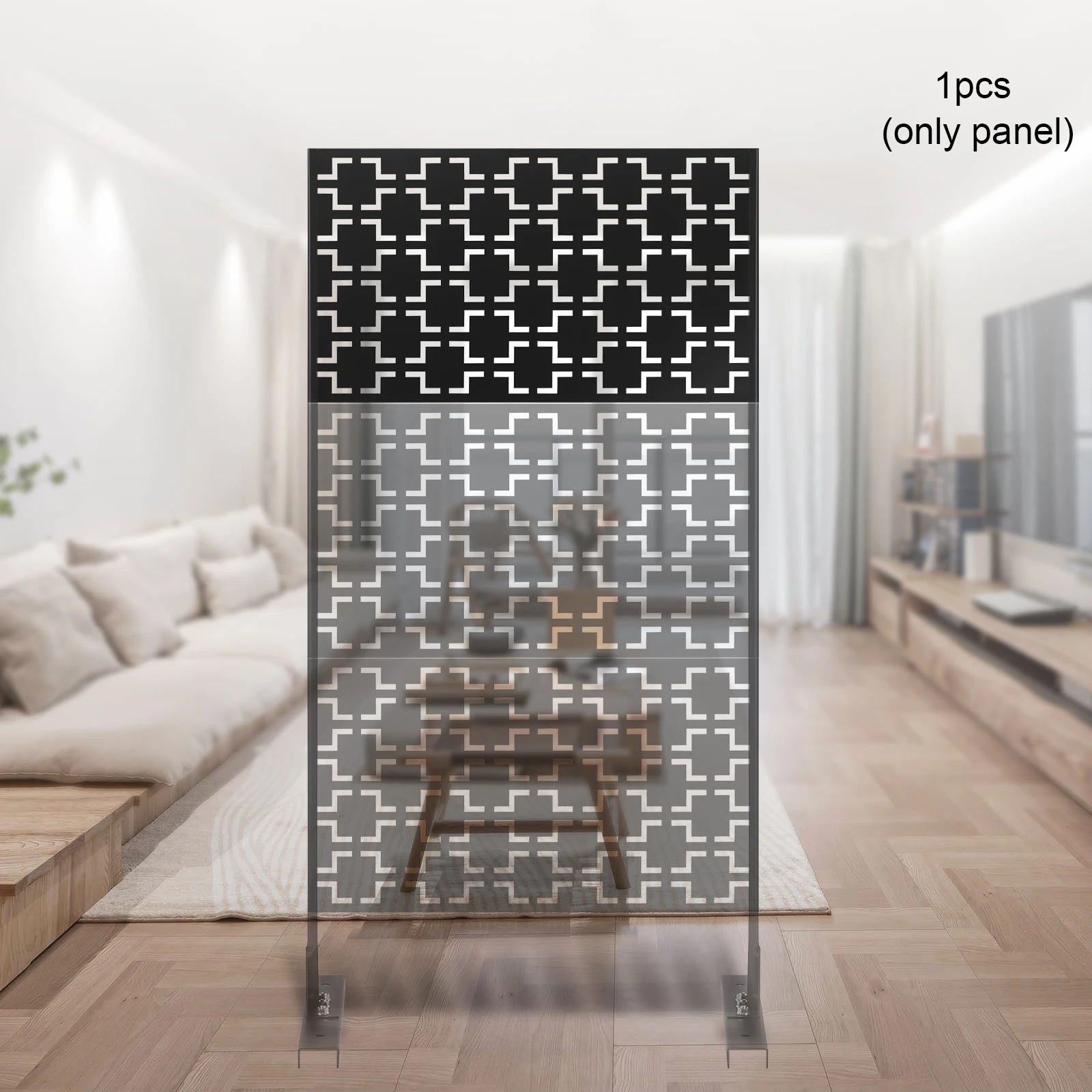 Outdoor Privacy Screen Metal Privacy Fence Black Grid Decorative Privacy Screen Panel DIY Room Divider for Garden Patio Backyard
Outdoor Privacy Screen Metal Privacy Fence Black Grid Decorative Privacy Screen Panel DIY Room Divider for Garden Patio Backyard