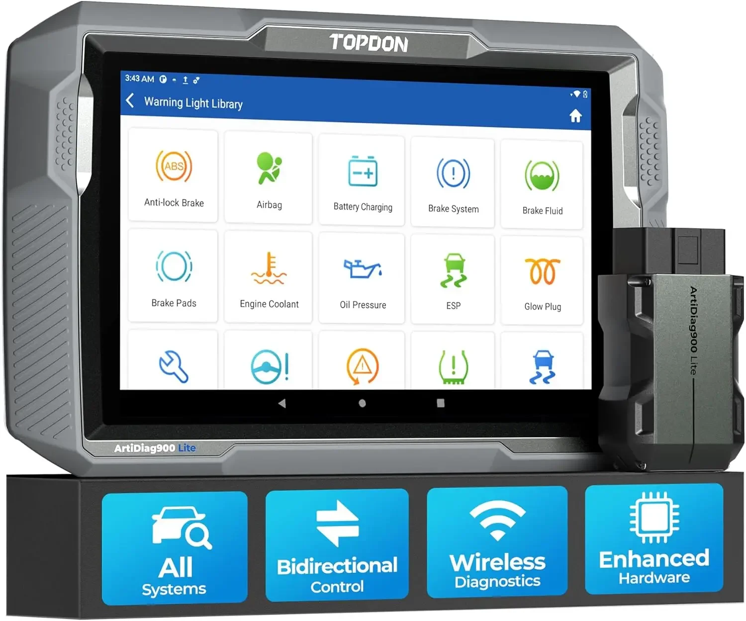 Bidirectional Scan Tool, 2026 New ArtiDiag900 Lite Automotive Diagnostic Tool for Full System, Scanner for Car with Active Test,
Bidirectional Scan Tool, 2026 New ArtiDiag900 Lite Automotive Diagnostic Tool for Full System, Scanner for Car with Active Test,