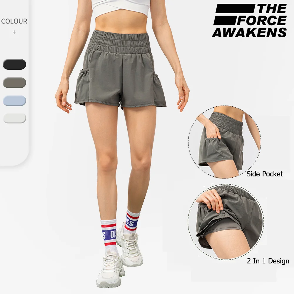 Women Outdoor 2 In 1 High Waist Workout Fitness Yoga Short With Side Pockets Female Running Shorts Breathable Gym Sportswear
Women Outdoor 2 In 1 High Waist Workout Fitness Yoga Short With Side Pockets Female Running Shorts Breathable Gym Sportswear
