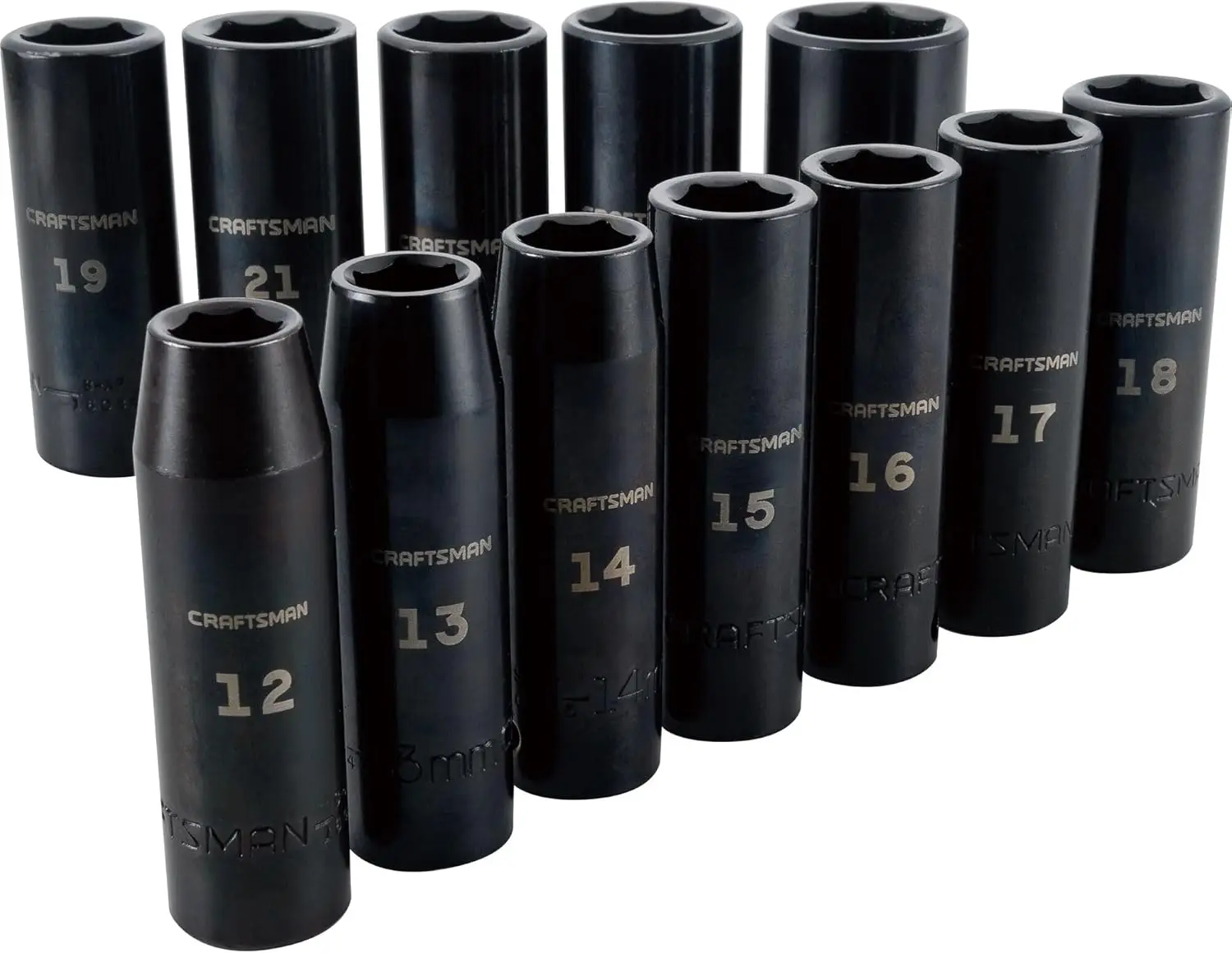 1/2-Inch Drive Metric Deep Impact Socket Set, 12-Piece with Corrosion Resistance and Lifetime Warranty
1/2-Inch Drive Metric Deep Impact Socket Set, 12-Piece with Corrosion Resistance and Lifetime Warranty