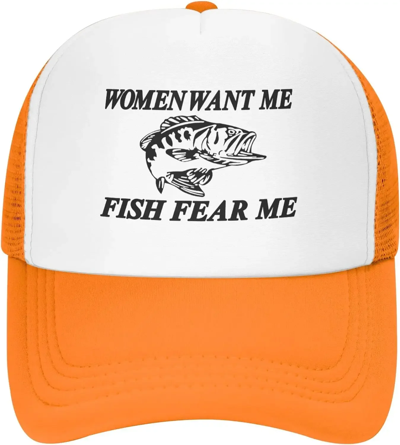 Женская забавная шляпа дальнобойщика Want Me Fish Fear Me, летняя сетчатая кепка, уличная бейсболка дальнобойщика для мужчин и женщин
Женская забавная шляпа дальнобойщика Want Me Fish Fear Me, летняя сетчатая кепка, уличная бейсболка дальнобойщика для мужчин и женщин
