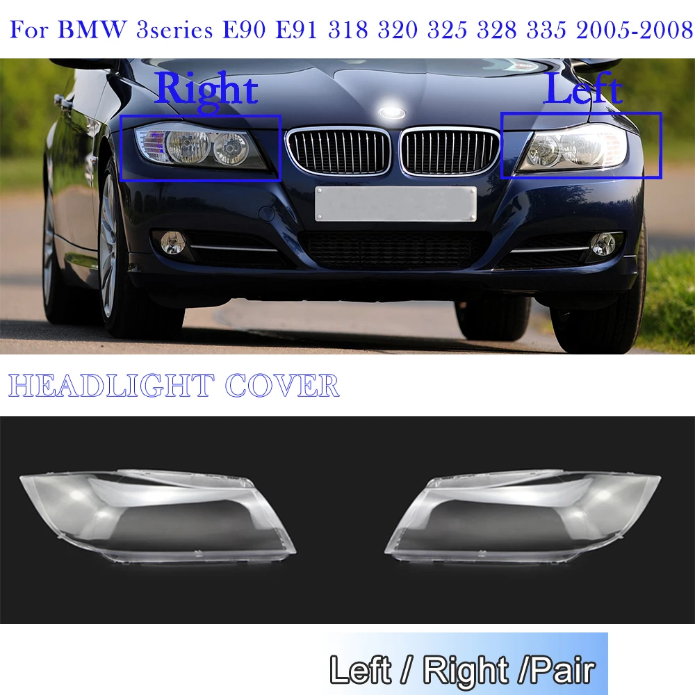 Car Headlight Cover For BMW 3 Series E90/E91 2005 2006 2007 2008 High Configuration Headlamp Shell Car Accessoires Replacement
Car Headlight Cover For BMW 3 Series E90/E91 2005 2006 2007 2008 High Configuration Headlamp Shell Car Accessoires Replacement