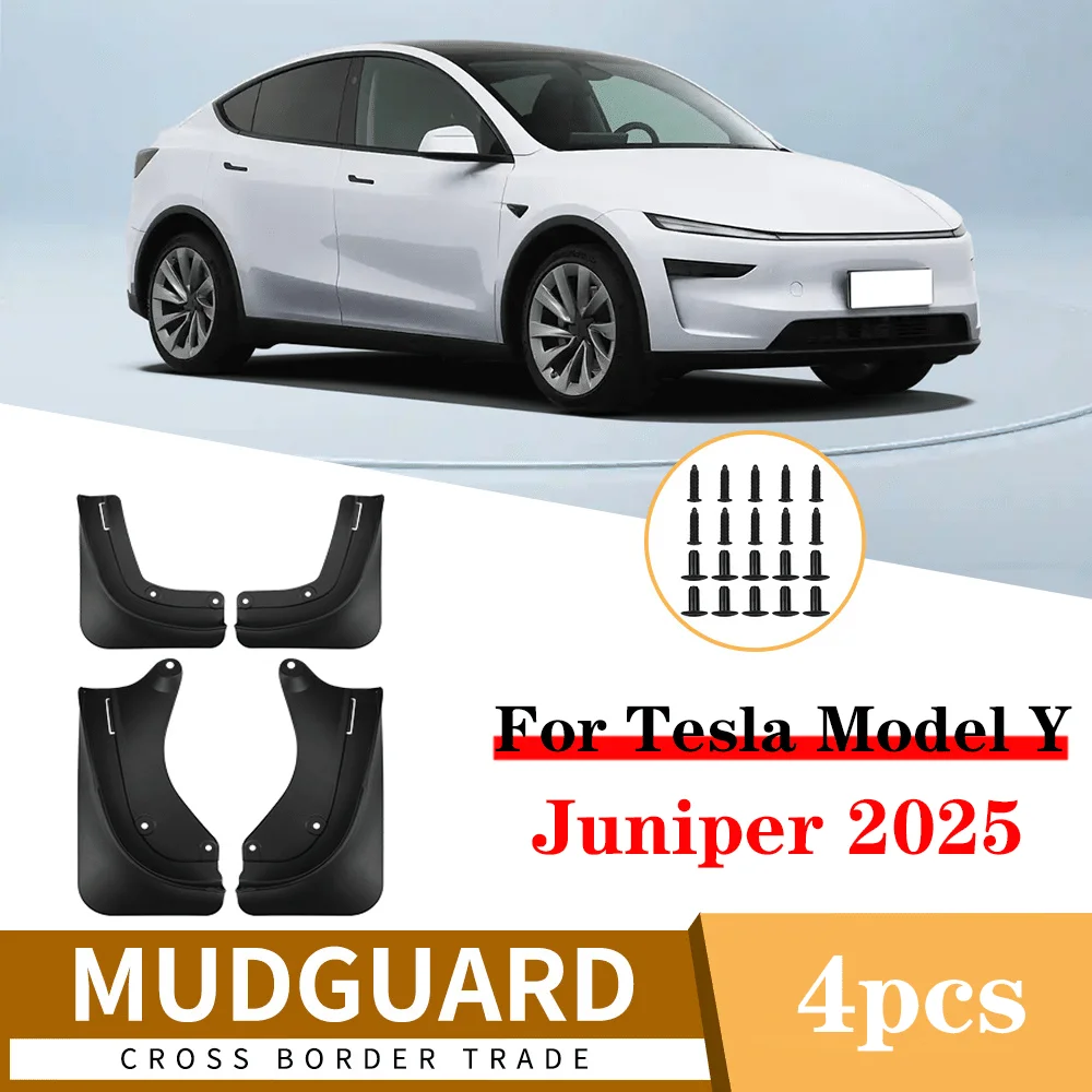 For Tesla Model Y Juniper 2025 Mudguards Mud Flaps Anti-Snow Anti-Sand Splash Front Rear Mudflaps Guard Auto Accessories
For Tesla Model Y Juniper 2025 Mudguards Mud Flaps Anti-Snow Anti-Sand Splash Front Rear Mudflaps Guard Auto Accessories