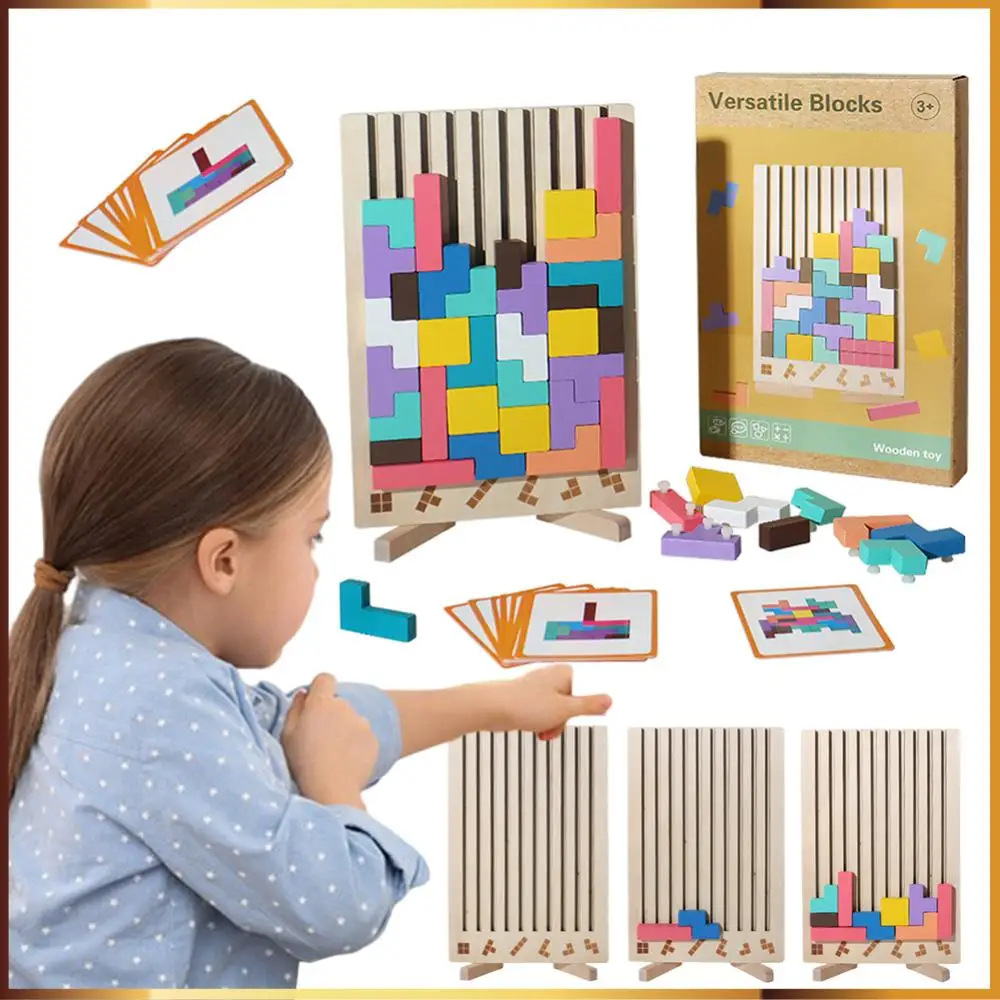 Wooden Russian Blocks Puzzle 3D Russian Building Toy for 3 4 5 6 7 8 9 10 Year Old Boys Girls Kids
Wooden Russian Blocks Puzzle 3D Russian Building Toy for 3 4 5 6 7 8 9 10 Year Old Boys Girls Kids