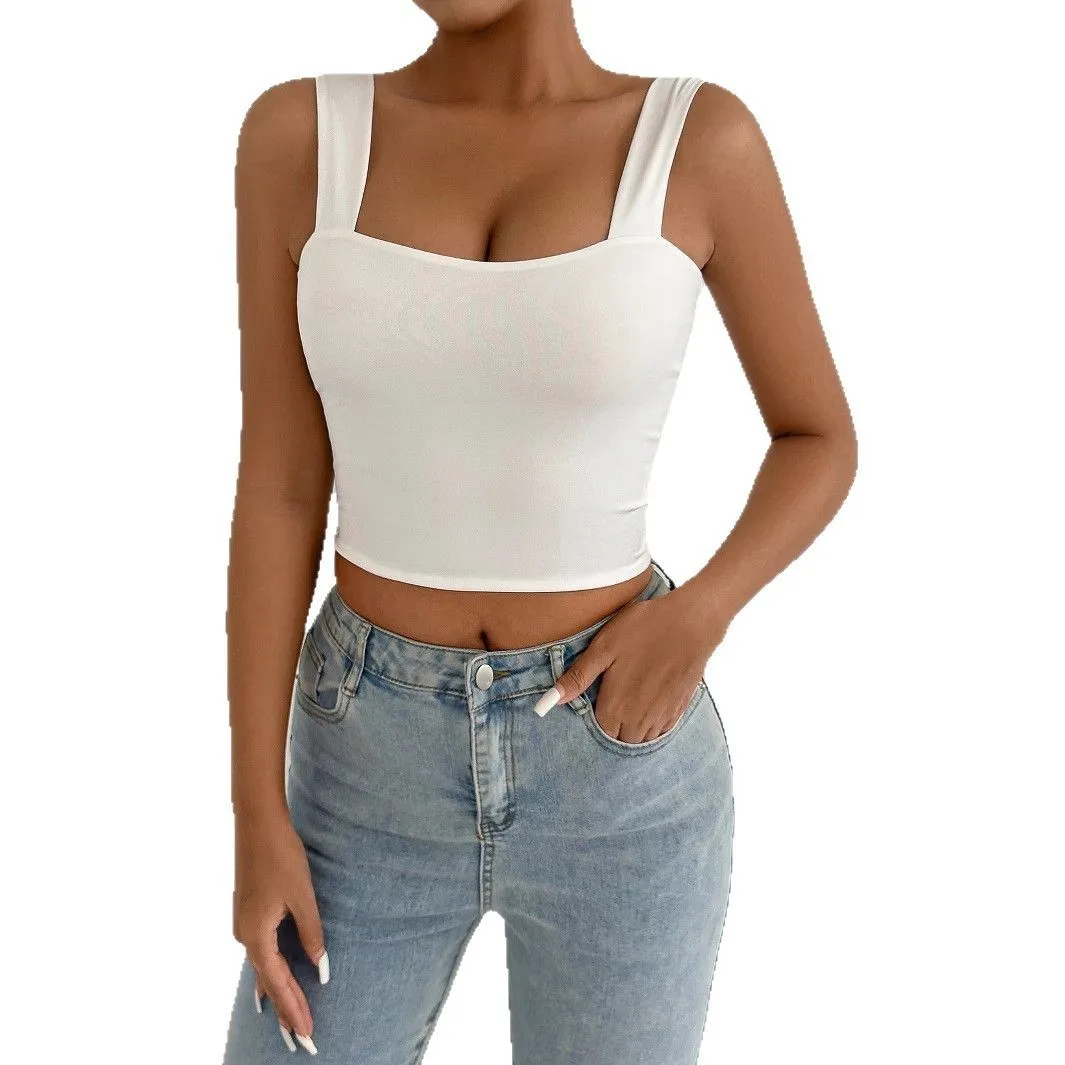 2025 New European And American Cross-border Hot-selling Women's Camisole Vest Casual Fashion Solid Color Versatile Top For Women
2025 New European And American Cross-border Hot-selling Women's Camisole Vest Casual Fashion Solid Color Versatile Top For Women