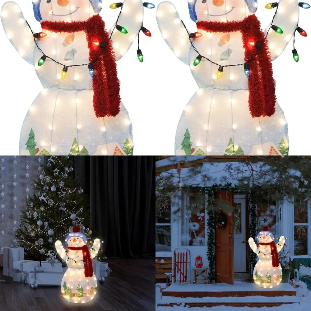 36 Christmas Snowman LED Yard Decoration: Snowtop Lodge Holiday Theme
36 Christmas Snowman LED Yard Decoration: Snowtop Lodge Holiday Theme