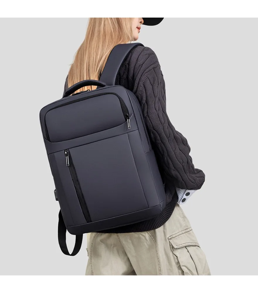 Backpack Men's Business Laptop Backpack Leather Film Short Trip Bag
Backpack Men's Business Laptop Backpack Leather Film Short Trip Bag