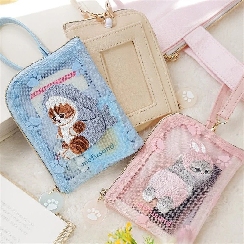 Mofusand Transparent Mesh Card Pouch with Exquisite Embroidery Portable ID & Document Storage Bag for Students
Mofusand Transparent Mesh Card Pouch with Exquisite Embroidery Portable ID & Document Storage Bag for Students