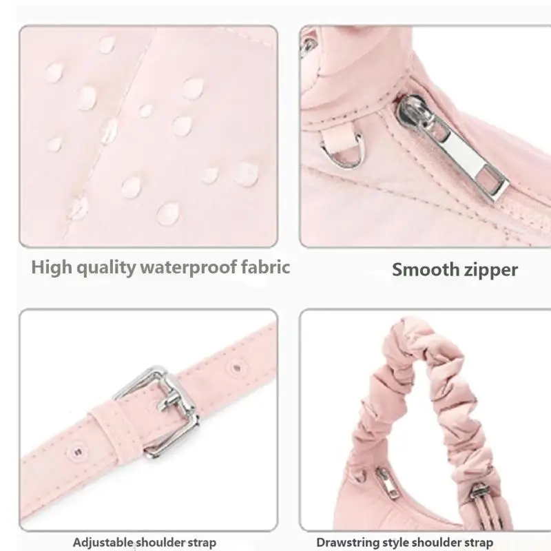 X90D Stylish Puffer Shoulder Bag For Women Soft And Practical Nylon Crossbody Bags Satchel For Various Occasion
X90D Stylish Puffer Shoulder Bag For Women Soft And Practical Nylon Crossbody Bags Satchel For Various Occasion