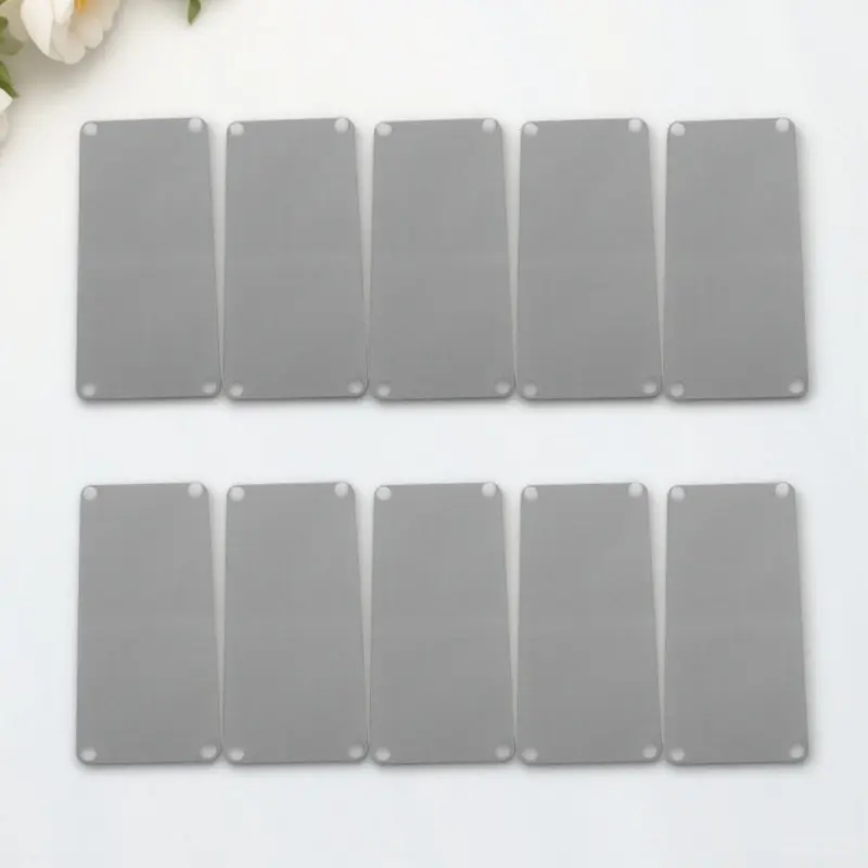 10 шт. заготовок для металлических табличек из нержавеющей стали, универсальные металлические именные таблички для самостоятельного изготовления, для офиса, дома, сада
10 шт. заготовок для металлических табличек из нержавеющей стали, универсальные металлические именные таблички для самостоятельного изготовления, для офиса, дома, сада