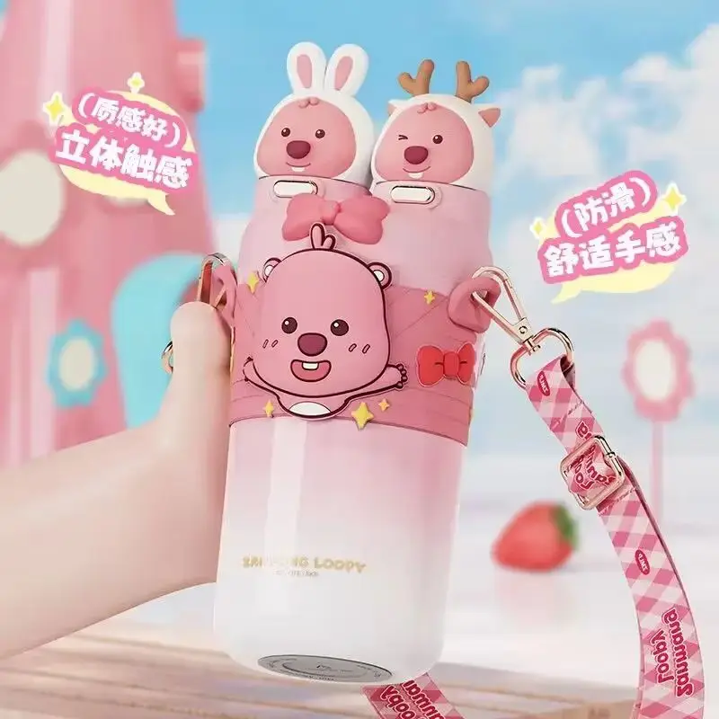 550ml Cartoon Loopy Thermos Cup Kawaii Portable Stainless Steel Straw Cup Double Drinking Kettle Animation Peripheral Kids Gifts
550ml Cartoon Loopy Thermos Cup Kawaii Portable Stainless Steel Straw Cup Double Drinking Kettle Animation Peripheral Kids Gifts
