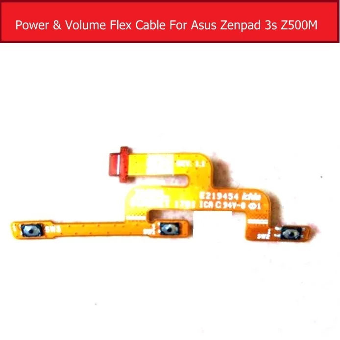 Genuine Power & Volume Flex Cable For ASUS Zenpad 3S Z10 Z500KL Z500M P027 Side key Button Flex Ribbon Replacement repair
Genuine Power & Volume Flex Cable For ASUS Zenpad 3S Z10 Z500KL Z500M P027 Side key Button Flex Ribbon Replacement repair
