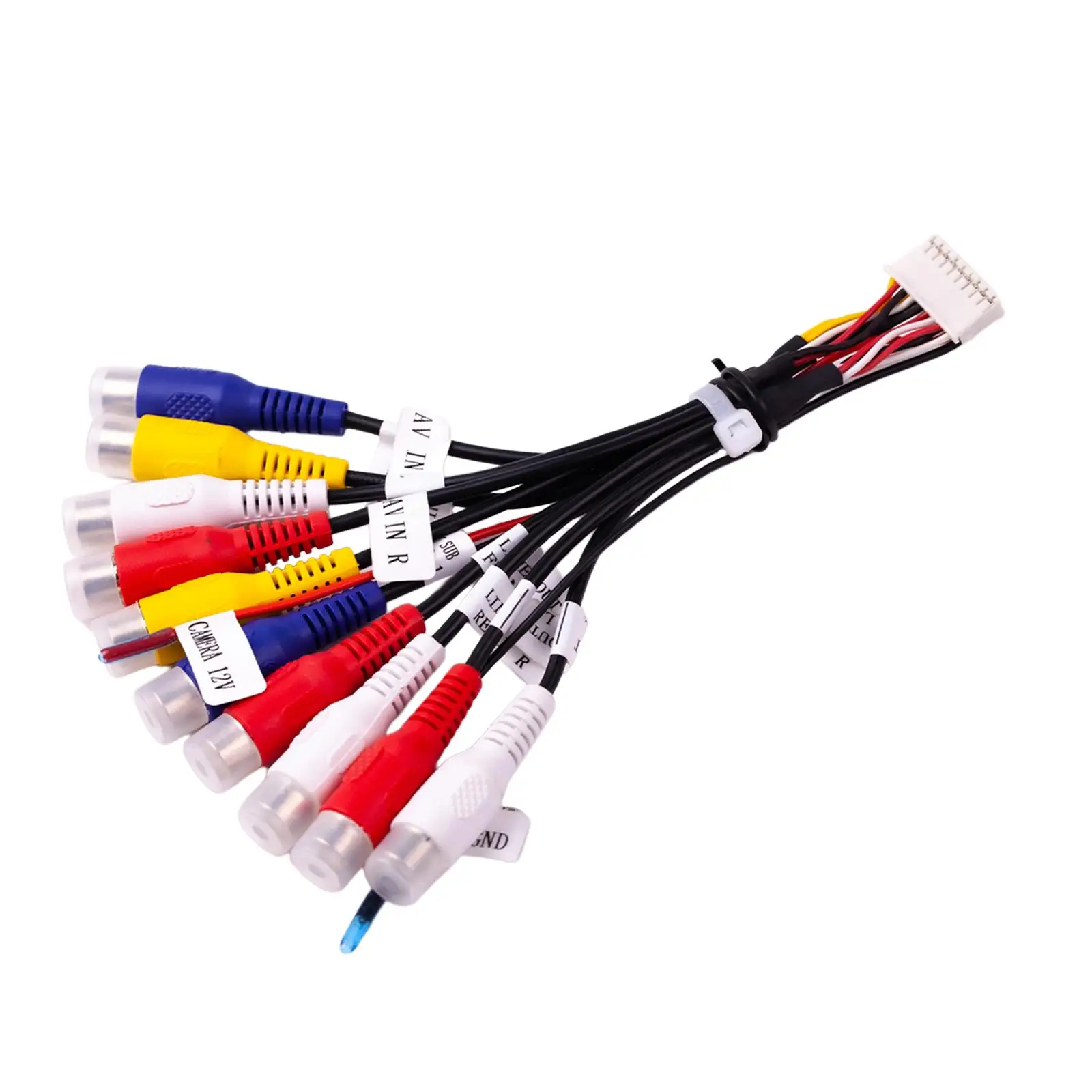 Replacement Camera Cable Harness AV Input Output Connector Assembly 18 Pin for Multimedia Car Stereo System
Replacement Camera Cable Harness AV Input Output Connector Assembly 18 Pin for Multimedia Car Stereo System