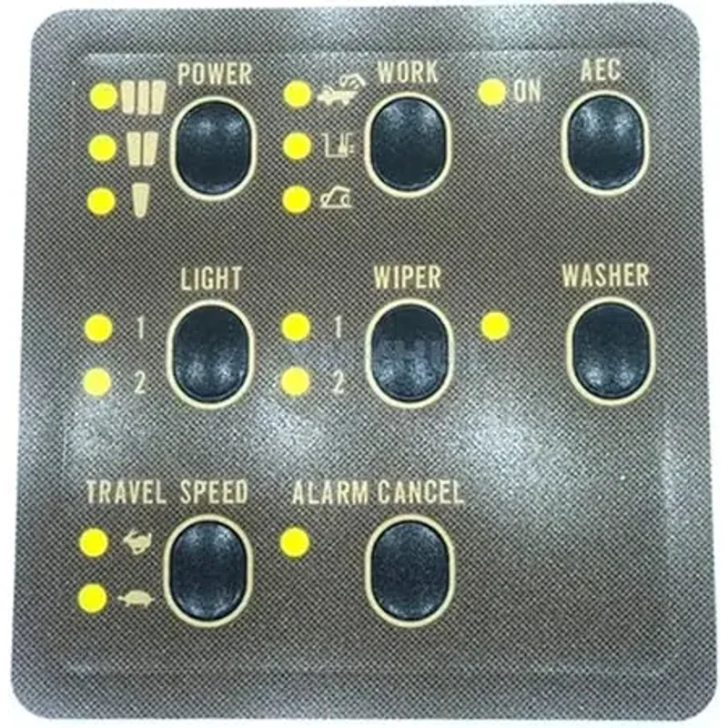 Excavator Parts Instrument Display Button Sticker, Monitor Sticker for E312, 320, 330V1V2BCD
Excavator Parts Instrument Display Button Sticker, Monitor Sticker for E312, 320, 330V1V2BCD
