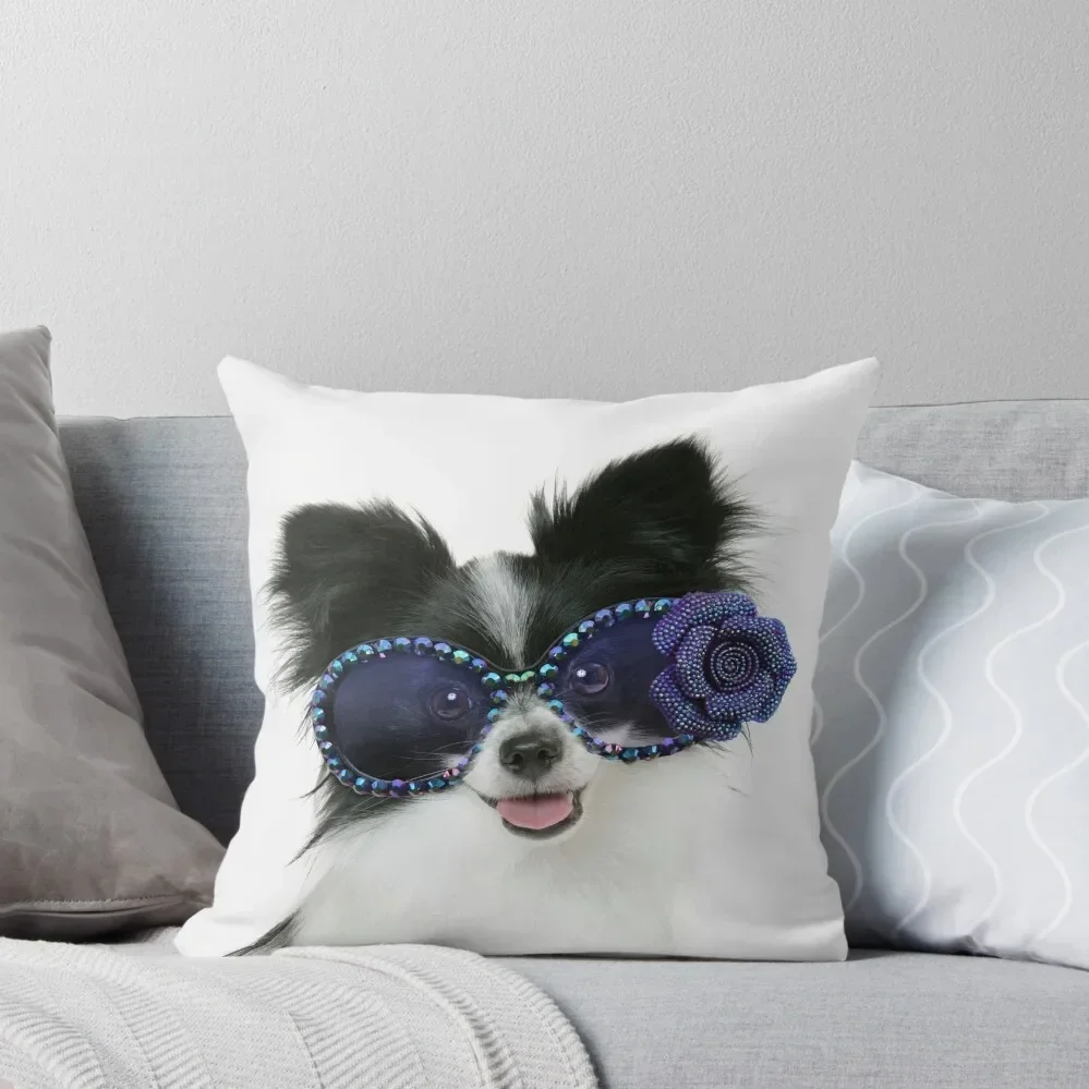 Cute Papillion dog wearing blue rose glasses Throw Pillow Pillowcase Cushion Cushions For Children Cushions Home Decor pillow
Cute Papillion dog wearing blue rose glasses Throw Pillow Pillowcase Cushion Cushions For Children Cushions Home Decor pillow