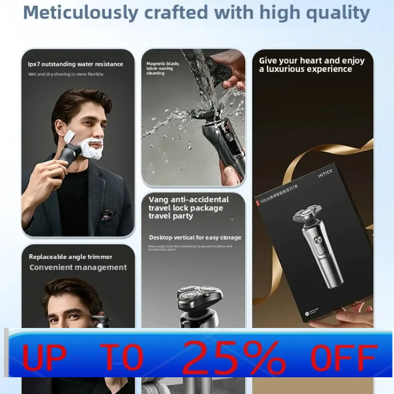 LMM smart electric razor men's shaving high-speed birthday gift
LMM smart electric razor men's shaving high-speed birthday gift
