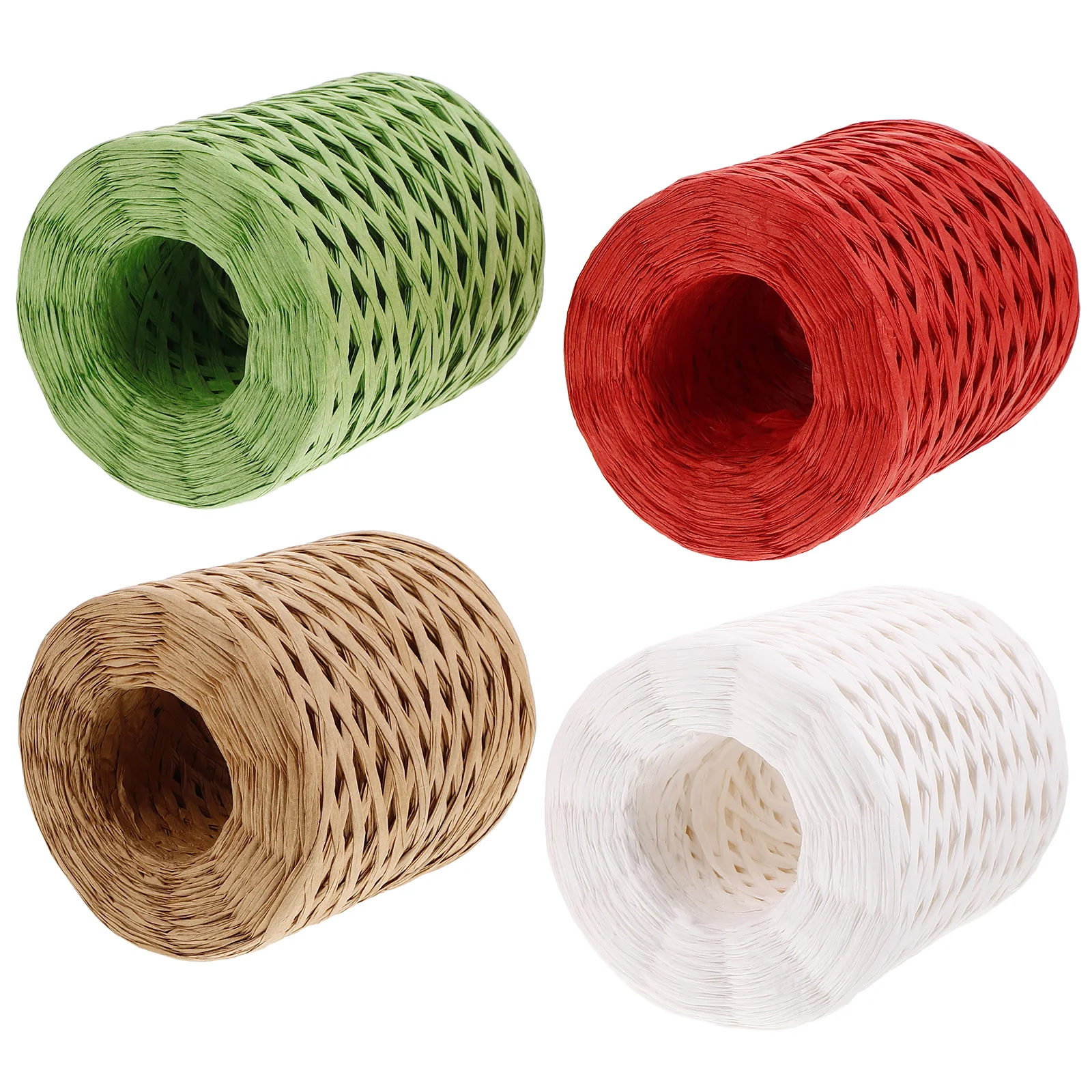 4 Rolls Raffia Paper Rope Craft Twine Weaving Decorative Ribbon Present Wrapping DIY Project Supplies Stylish Colors
4 Rolls Raffia Paper Rope Craft Twine Weaving Decorative Ribbon Present Wrapping DIY Project Supplies Stylish Colors