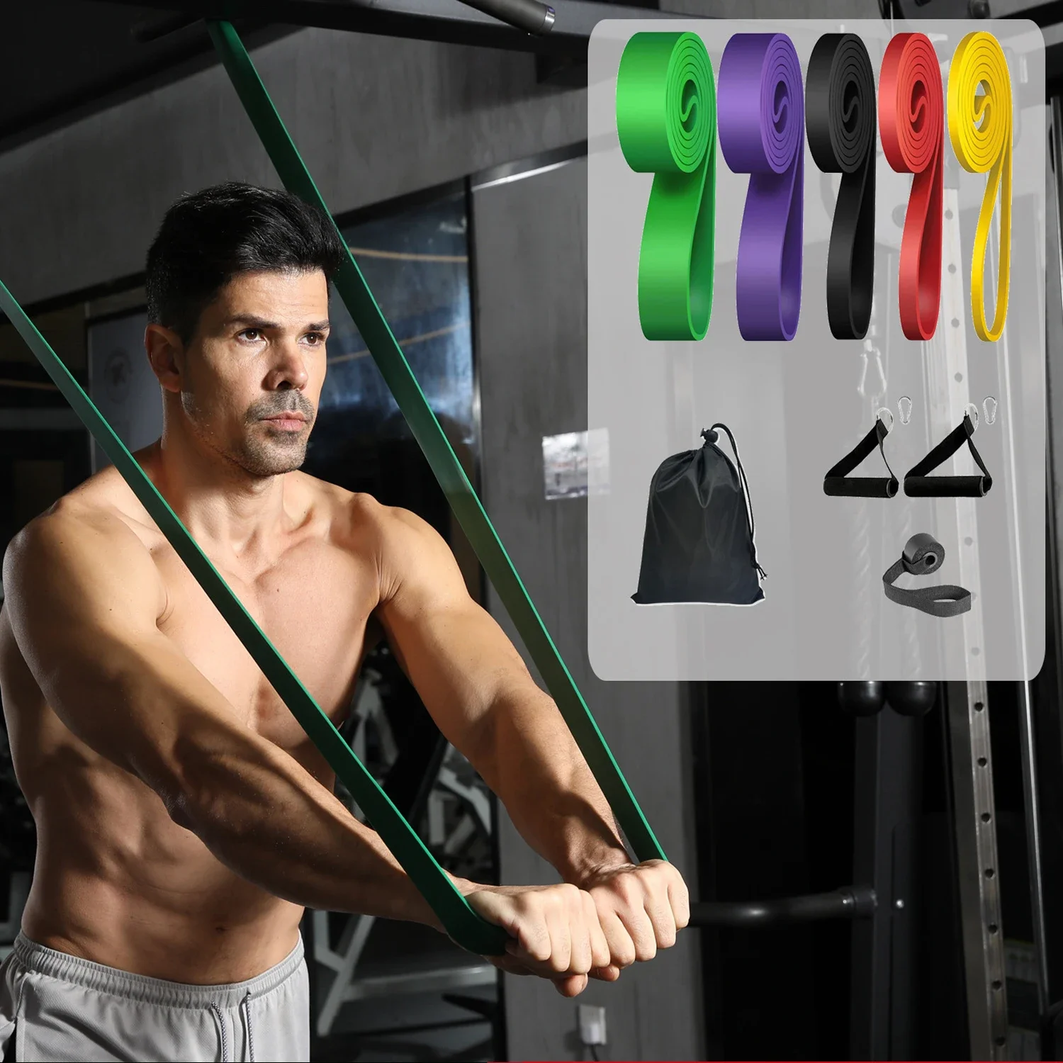 7 Packs Pull Up Assist Bands Set Resistance Loop Bands Powerlifting Workout Exercise Stretch Bands with Door Anchor Foam
7 Packs Pull Up Assist Bands Set Resistance Loop Bands Powerlifting Workout Exercise Stretch Bands with Door Anchor Foam