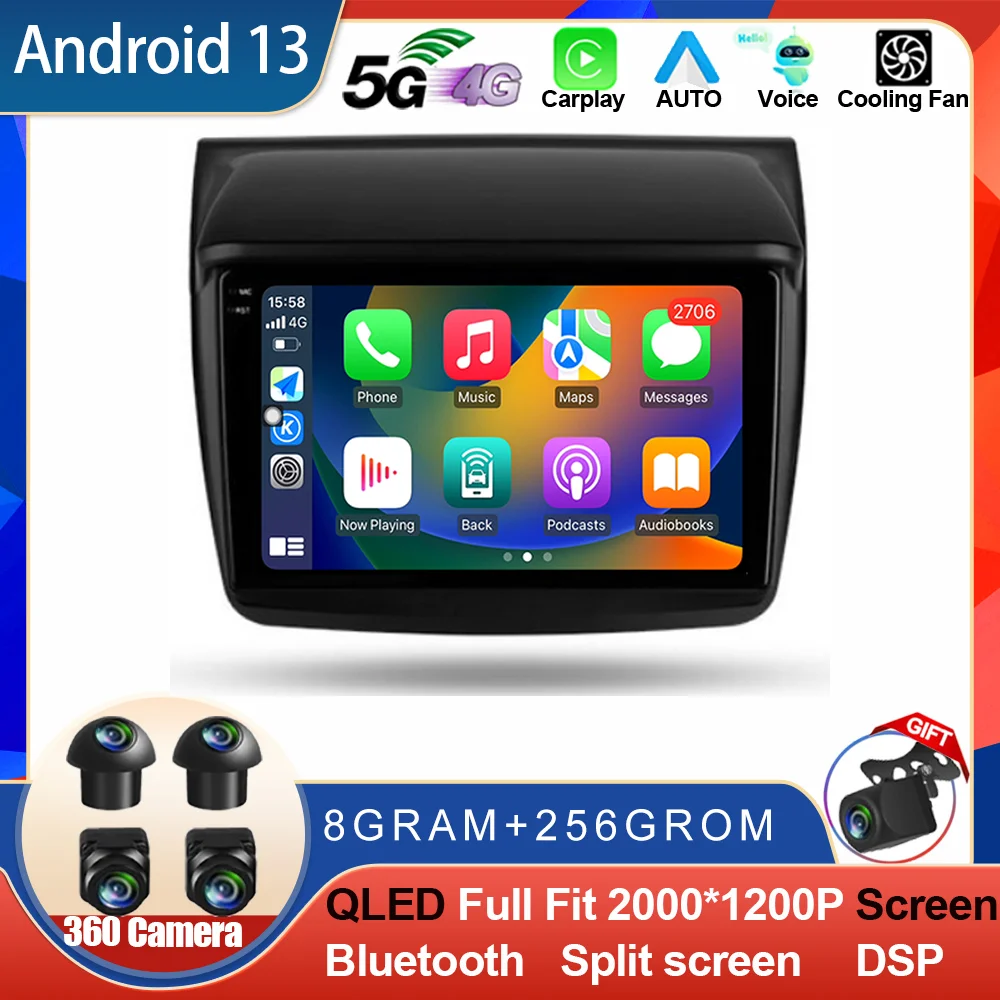 Android 13 для Mitsubishi Pajero Sport 2 L200 Triton 2008-2016, автомагнитола, мультимедийный видеоплеер для Carplay, головное устройство № 2Din
Android 13 для Mitsubishi Pajero Sport 2 L200 Triton 2008-2016, автомагнитола, мультимедийный видеоплеер для Carplay, головное устройство № 2Din