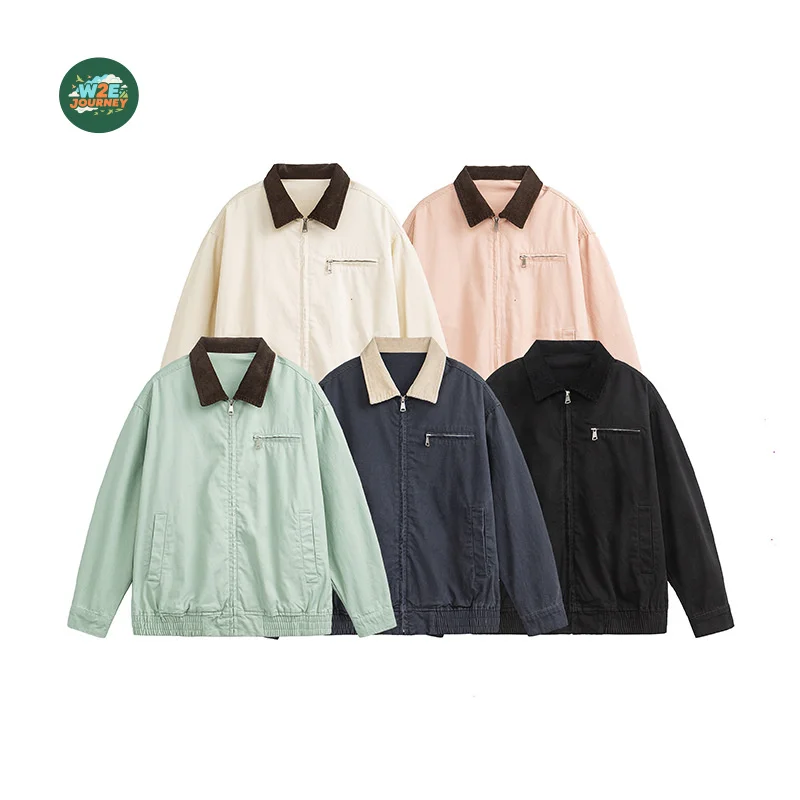 W2EJOURNEY Top Quality EU US Size Luxury Jacket Unisex Trendy Brand Turn-down Collar Outdoor Retro Workwear Jacket
W2EJOURNEY Top Quality EU US Size Luxury Jacket Unisex Trendy Brand Turn-down Collar Outdoor Retro Workwear Jacket