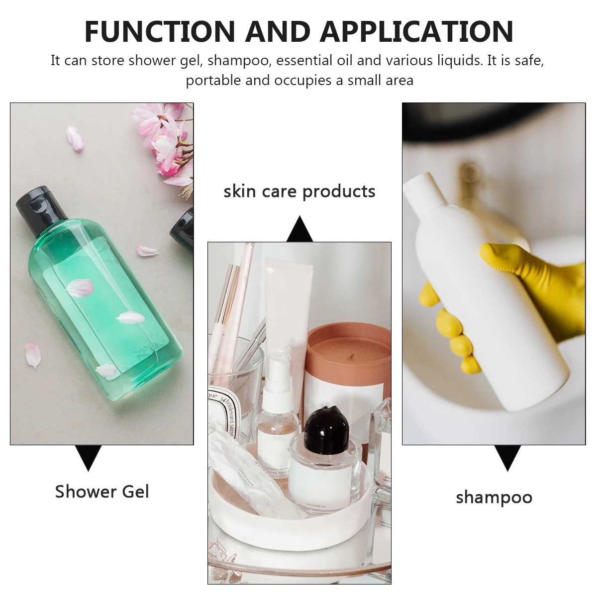 Silicone Emulsion Bottles Lotion Containers Empty Storage Reusable Refillable Travel Size Home Bathroom Shampoo Conditioner
Silicone Emulsion Bottles Lotion Containers Empty Storage Reusable Refillable Travel Size Home Bathroom Shampoo Conditioner