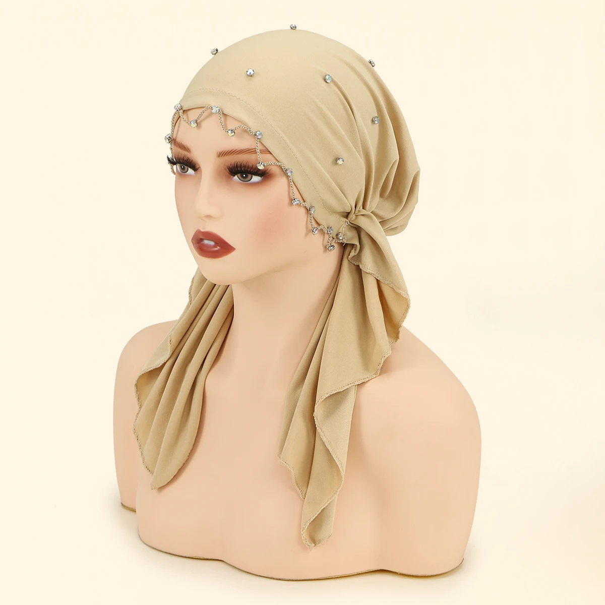 Fashion Beading Instant Hijab Caps Shimmer Diamond Decoration Inner Caps Muslim Women Soft Cotton Hemp Scarf Solid Plain Turban
Fashion Beading Instant Hijab Caps Shimmer Diamond Decoration Inner Caps Muslim Women Soft Cotton Hemp Scarf Solid Plain Turban