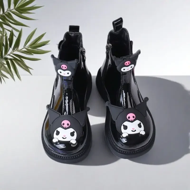 Sweet Kuromi Anime MINISO Ins Fashion Children Martin Boots Cute Cartoon Kawaii Autumn Winter Warm Shoes Gifts for Kids
Sweet Kuromi Anime MINISO Ins Fashion Children Martin Boots Cute Cartoon Kawaii Autumn Winter Warm Shoes Gifts for Kids