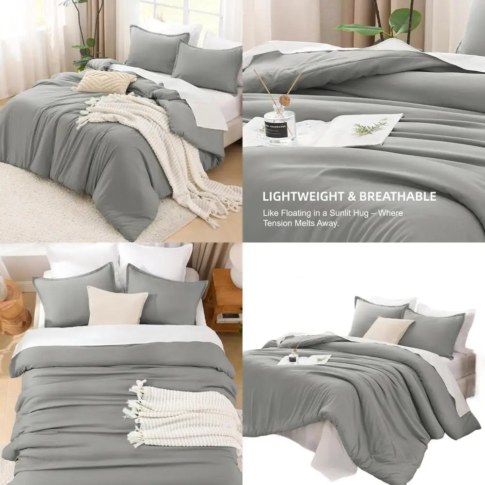 Легкий комплект постельного белья из трех предметов California King, всесезонное пушистое одеяло с 2 наволочками (104x96 дюймов)
Легкий комплект постельного белья из трех предметов California King, всесезонное пушистое одеяло с 2 наволочками (104x96 дюймов)