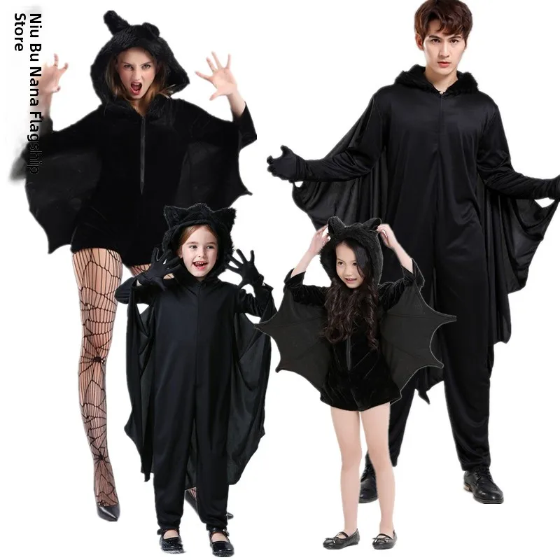 loween Fly Costume Cosplay Boys Bat Devil Girls Witch Fairy Adult Performance Clothing Polyester Fiber Stage Outfit
loween Fly Costume Cosplay Boys Bat Devil Girls Witch Fairy Adult Performance Clothing Polyester Fiber Stage Outfit